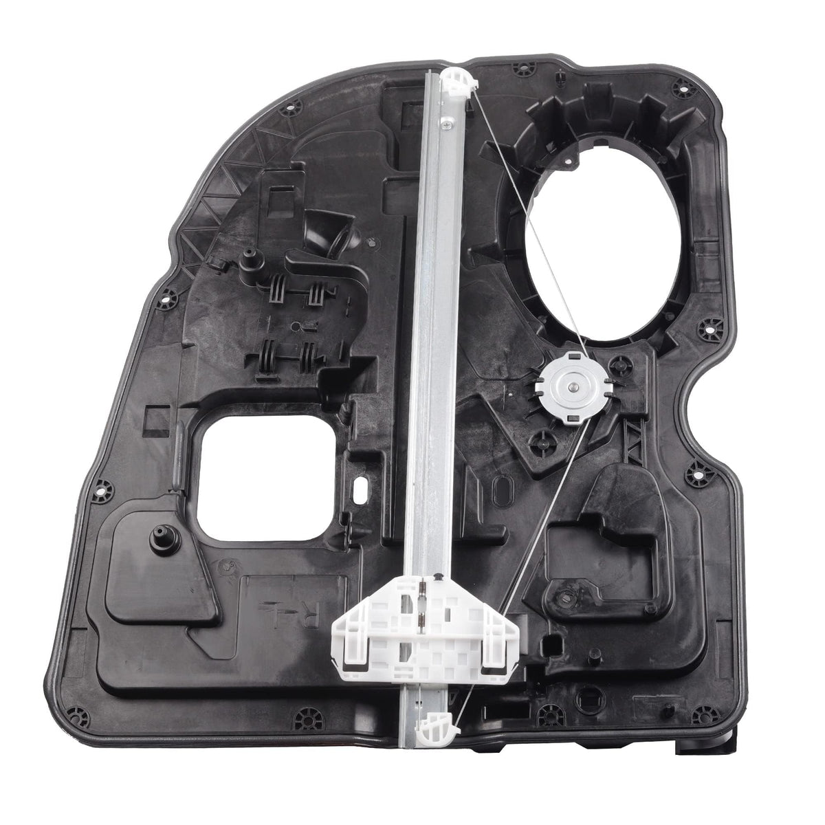 Dasbecan rear left regulator front view showing mounting points and fit