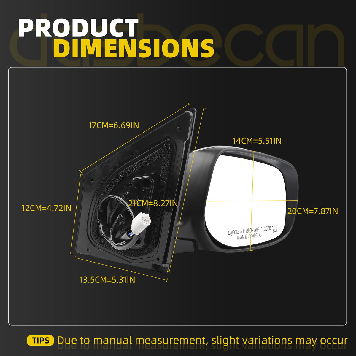 Dasbecan metallic ABS cover detail highlighting durable corrosion resistance