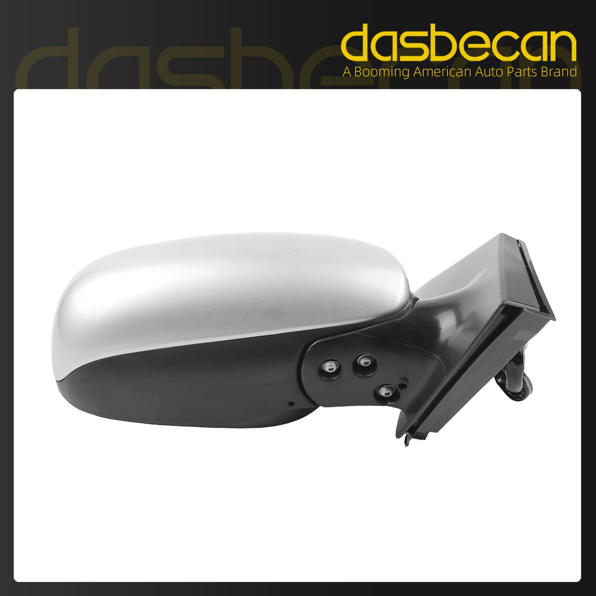 Dasbecan mirror installed on Toyota Corolla demonstrating restored appearance