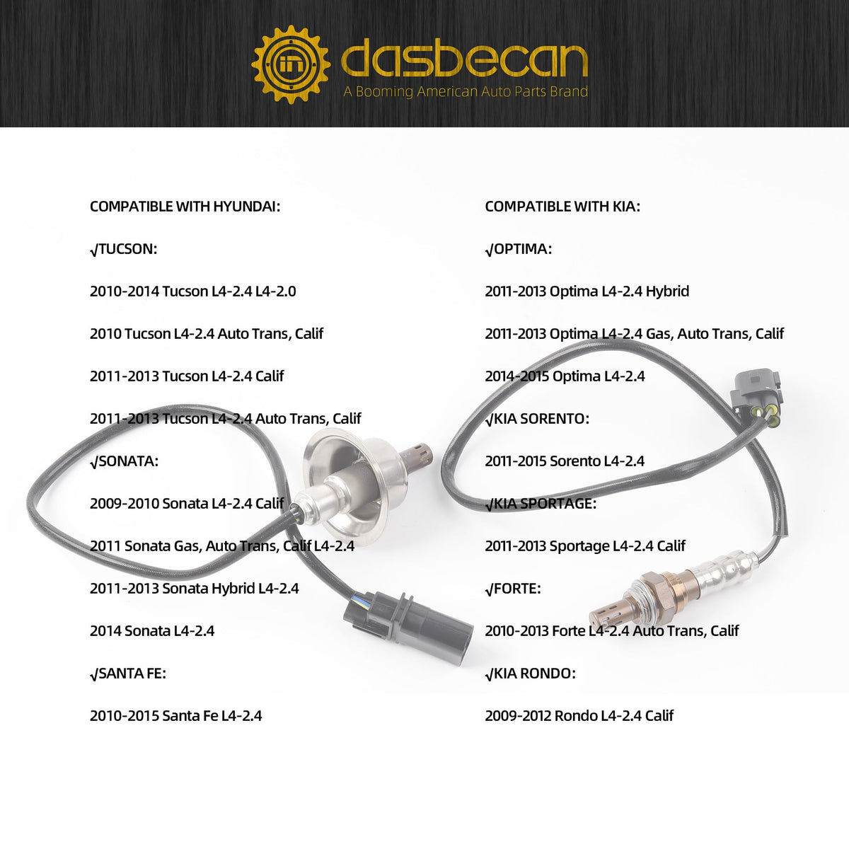 Dasbecan close-up of sensor threading and tip for reliable fitment