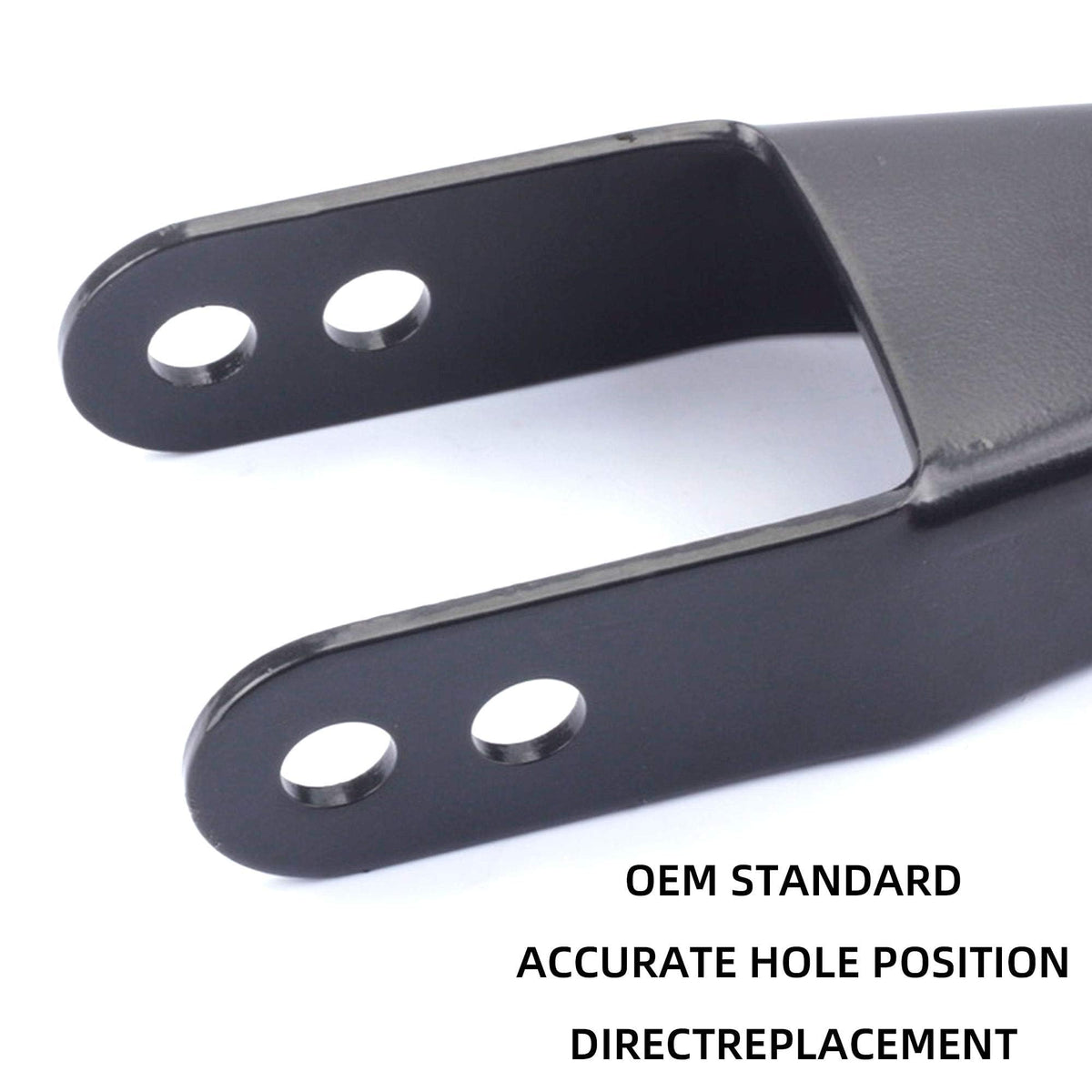 Dasbecan shackle beside ruler showing dimensions for confident selection