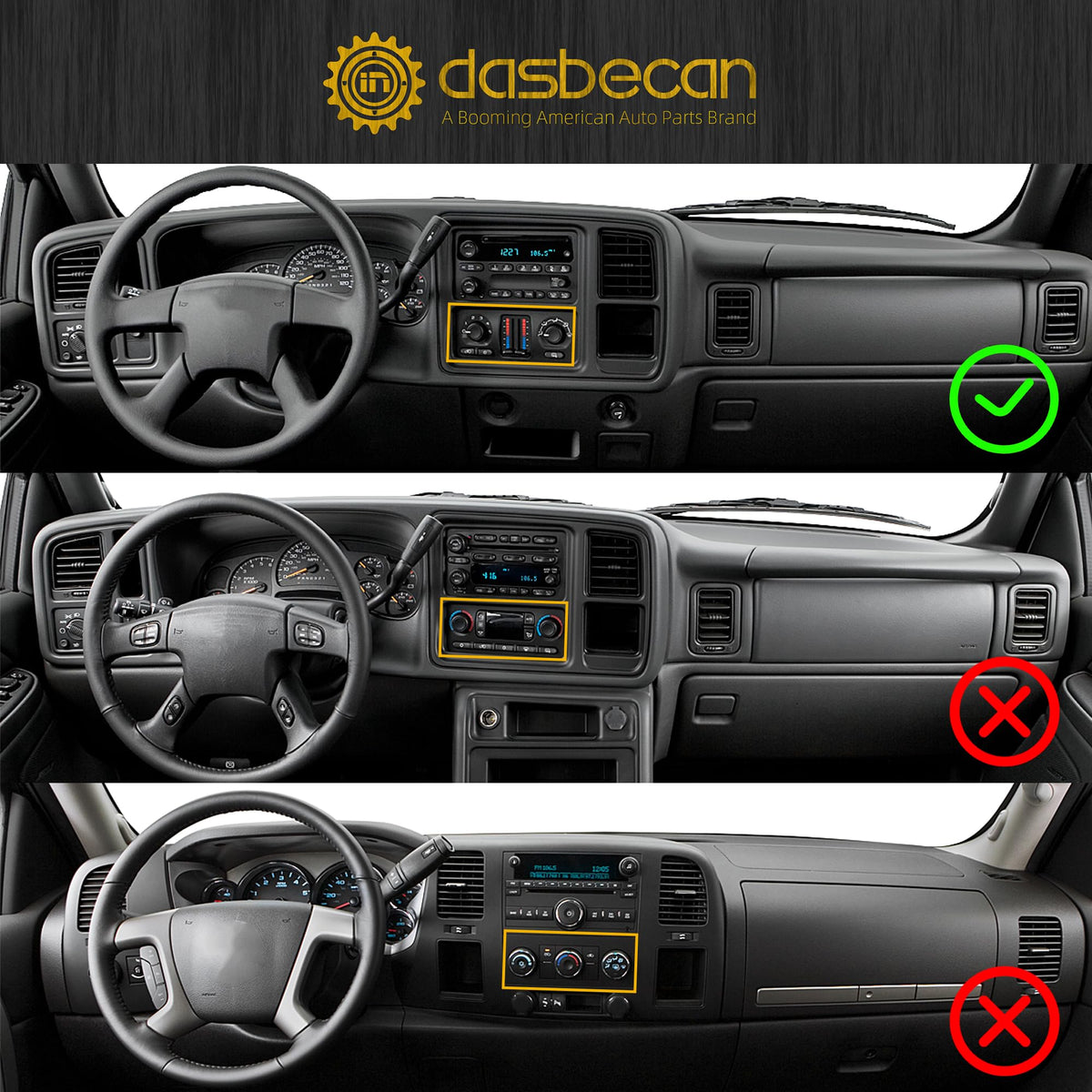 Dasbecan rear connector view showing plug alignment and easy installation benefit