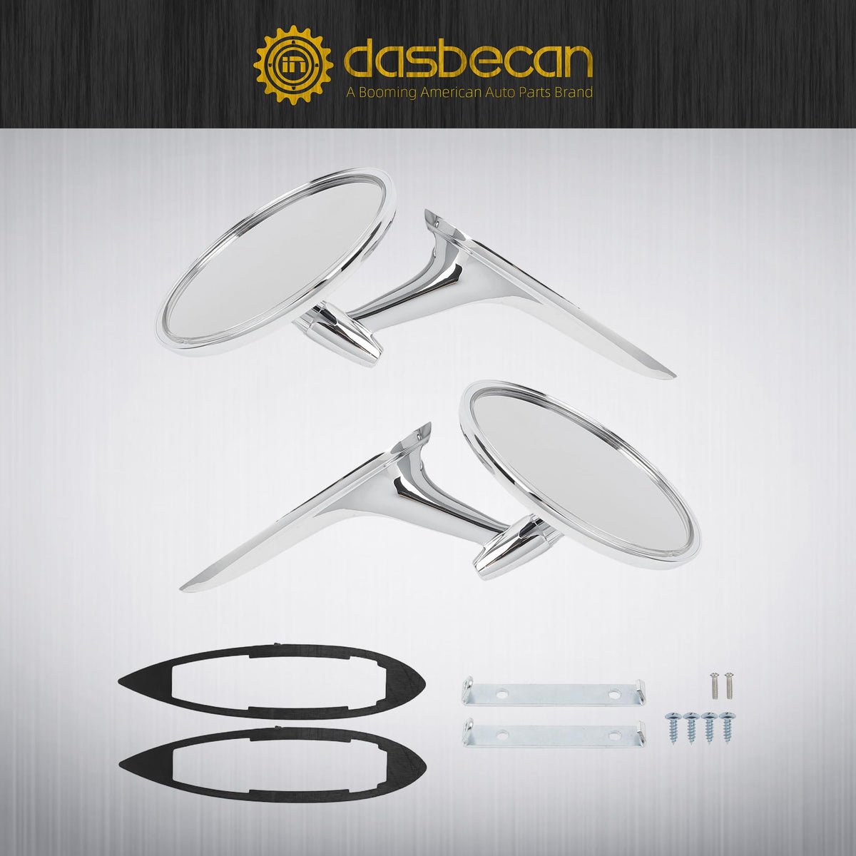 Dasbecan side profile mounted on a door showing proper fit and period look benefit