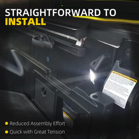 Dasbecan side profile showing mounting points ensuring accurate OEM alignment