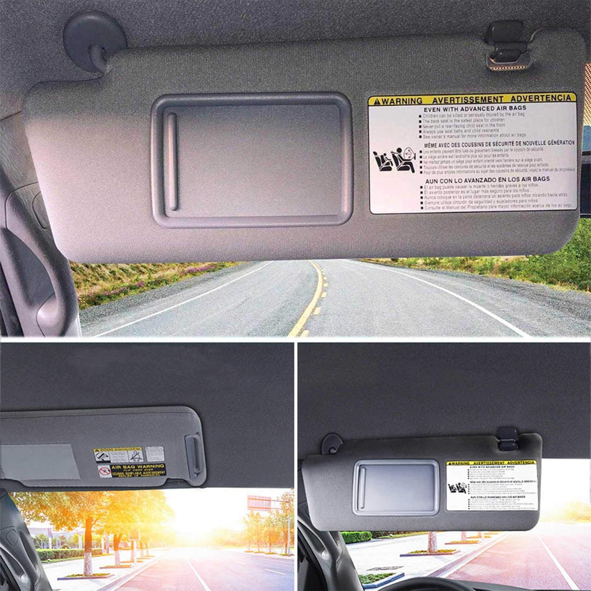 Dasbecan visor next to hand and ruler showing accurate size and fitment