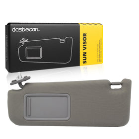 Dasbecan gray sun visor front view showing fit and OEM look