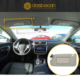 Dasbecan sun visor installed in Nissan Altima interior for restored functionality