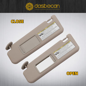 Dasbecan visor label with OE numbers showing part identification benefit