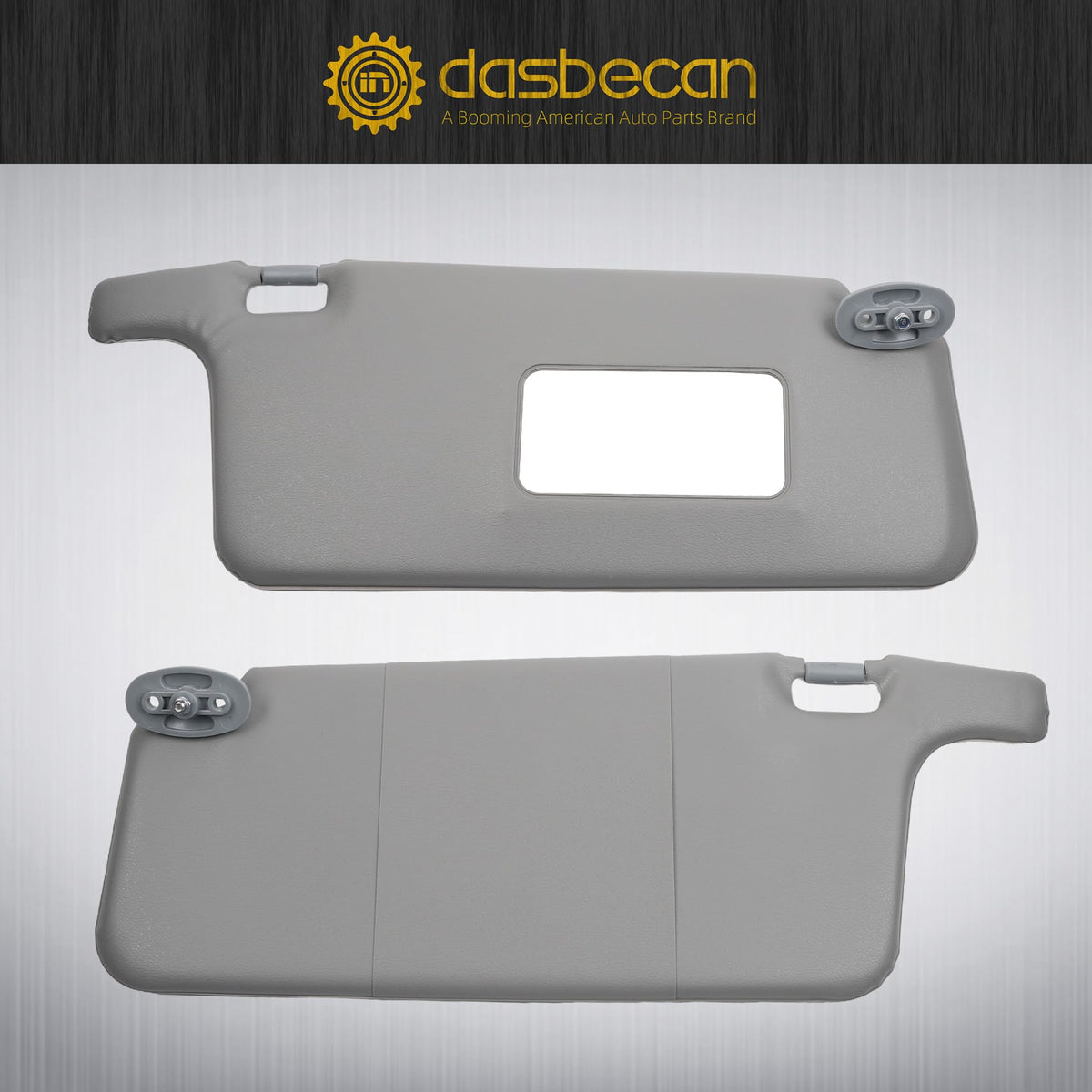 Dasbecan sun visor held by hand showing scale and easy DIY replacement