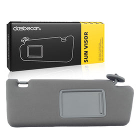 Dasbecan passenger sun visor front view showing clean fit and style benefit