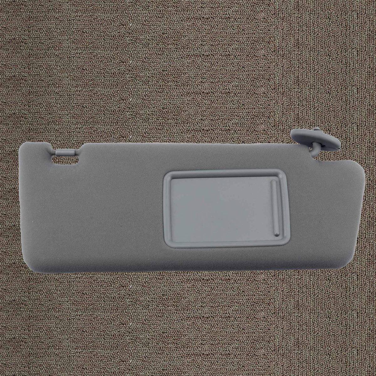 Dasbecan visor beside ruler showing scale and correct OEM-like sizing