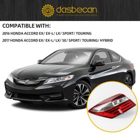 Dasbecan tail light next to ruler illustrating precise dimensions and fit