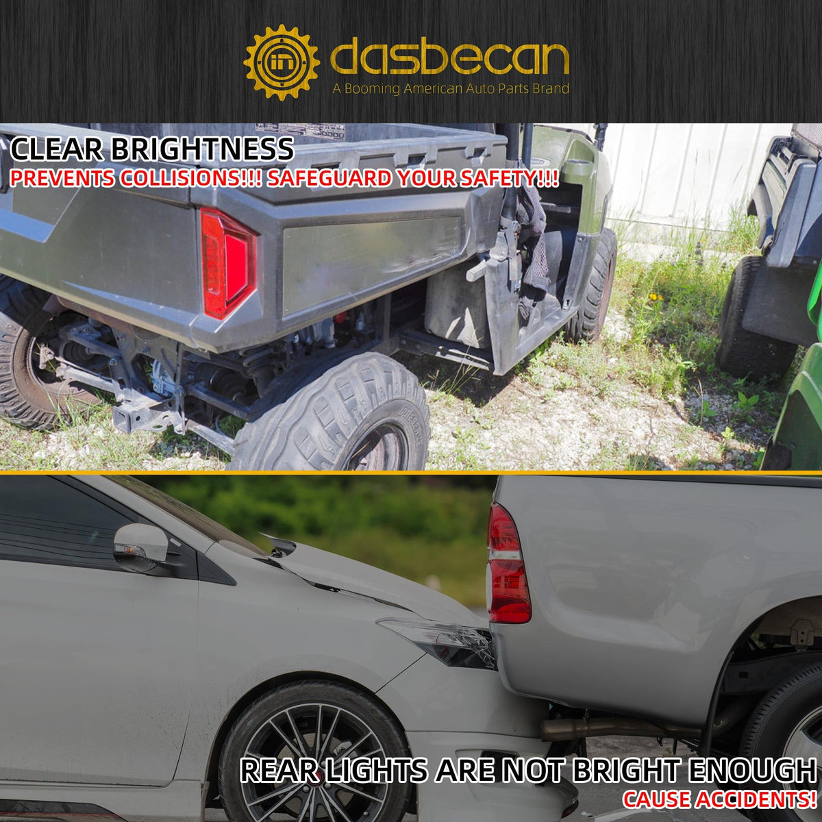 Dasbecan backside view showing mounting points for secure installation