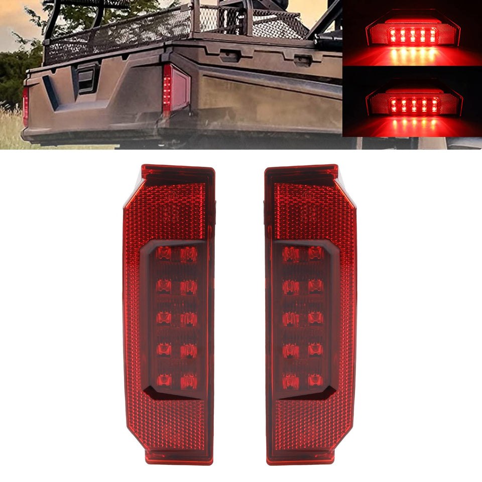 Dasbecan front view tail lights showing fit and finish for easy replacement
