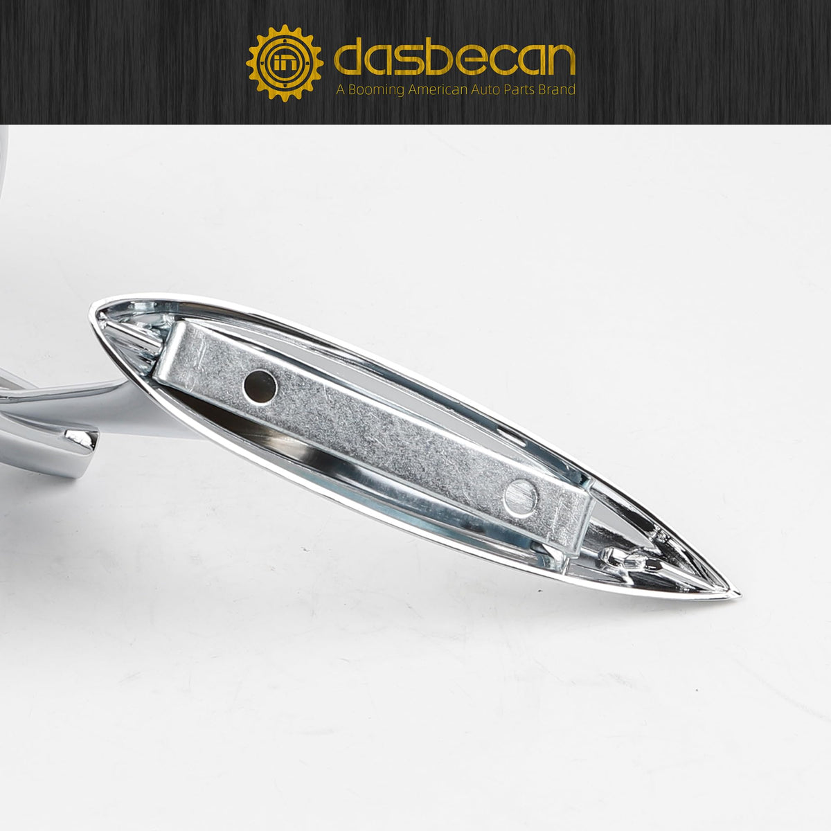 Dasbecan mirror edge texture close-up showing build quality and durable finish benefit
