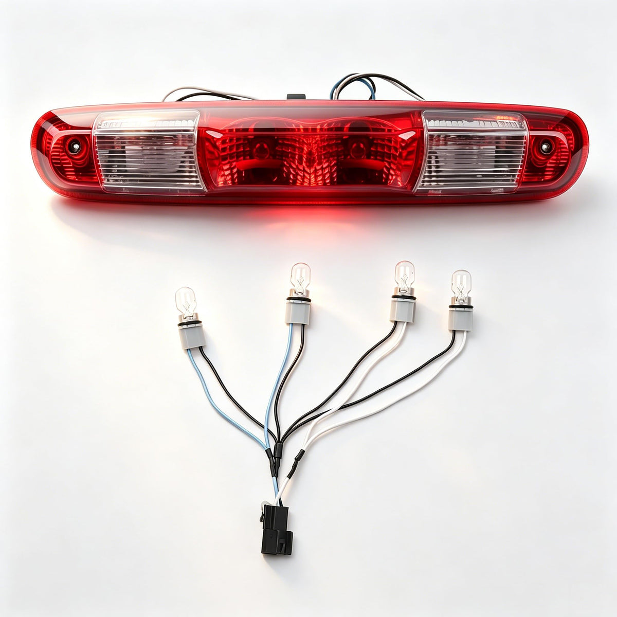 Dasbecan third brake light front assembly showing clean lens and OEM fit