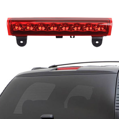 Dasbecan front view of third brake light showing clean fit and visibility benefit