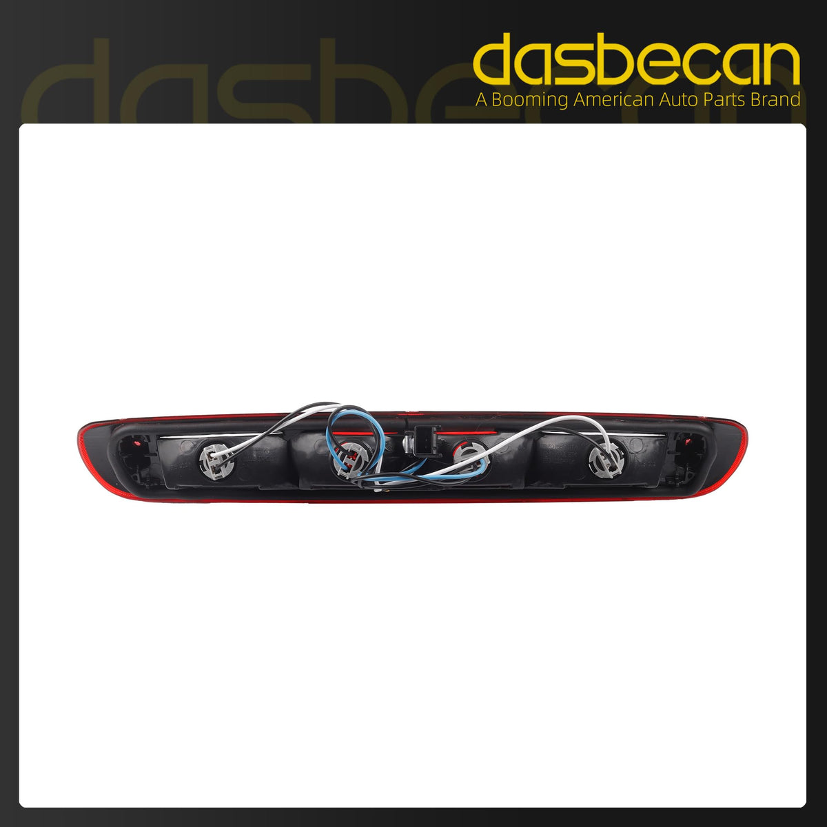 Dasbecan installed on Silverado tailgate restoring factory high-mount visibility