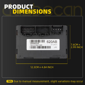 Dasbecan module mounted in vehicle illustrating restored 4WD control and stability