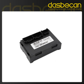 Dasbecan module label and serial closeup verifying OE part number compatibility