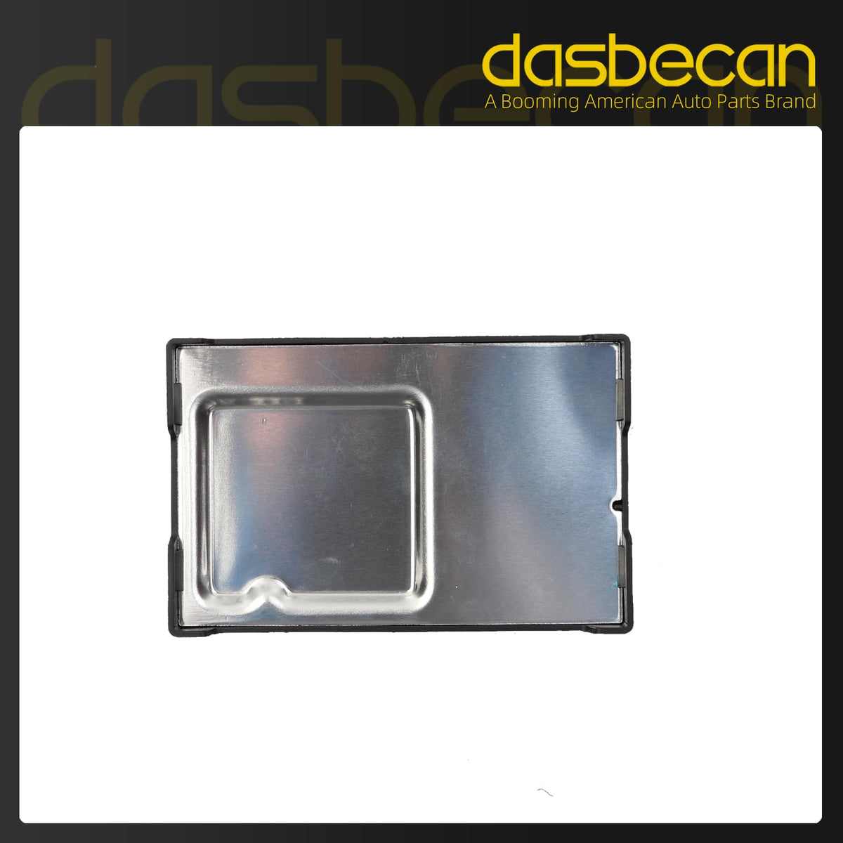 Dasbecan module next to ruler for scale showing lightweight compact dimensions
