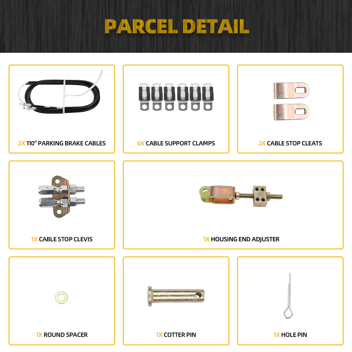 Dasbecan U-shaped clamp and hardware close view showing secure fastening and anti-slip benefit
