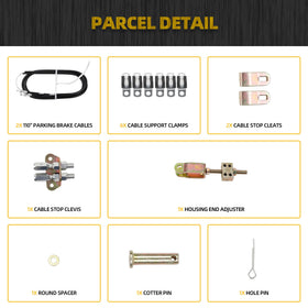 Dasbecan U-shaped clamp and hardware close view showing secure fastening and anti-slip benefit