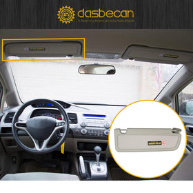 Dasbecan close-up visor texture highlighting durable gray finish