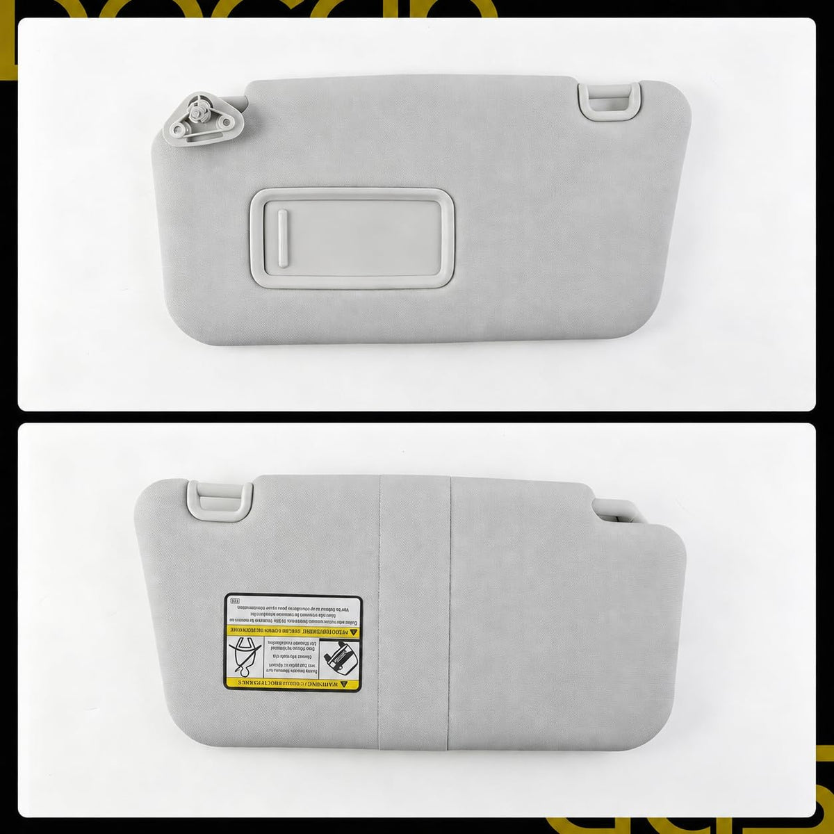 Dasbecan visor side profile highlighting slim fit and easy stow benefit