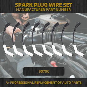 Dasbecan close-up of spark plug wire insulation showing durable texture and protection