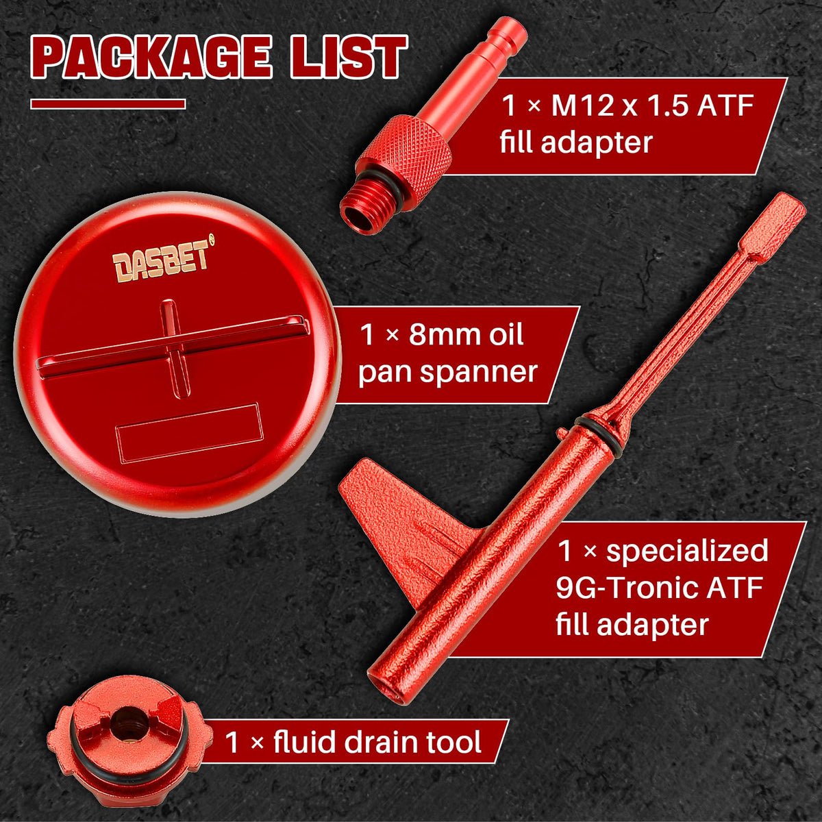 DASBET aluminium fill adapter close-up highlighting precision threads and corrosion resistance benefit