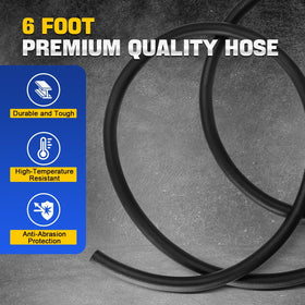 DASBET high-temperature silicone hose detail demonstrating heat resistance