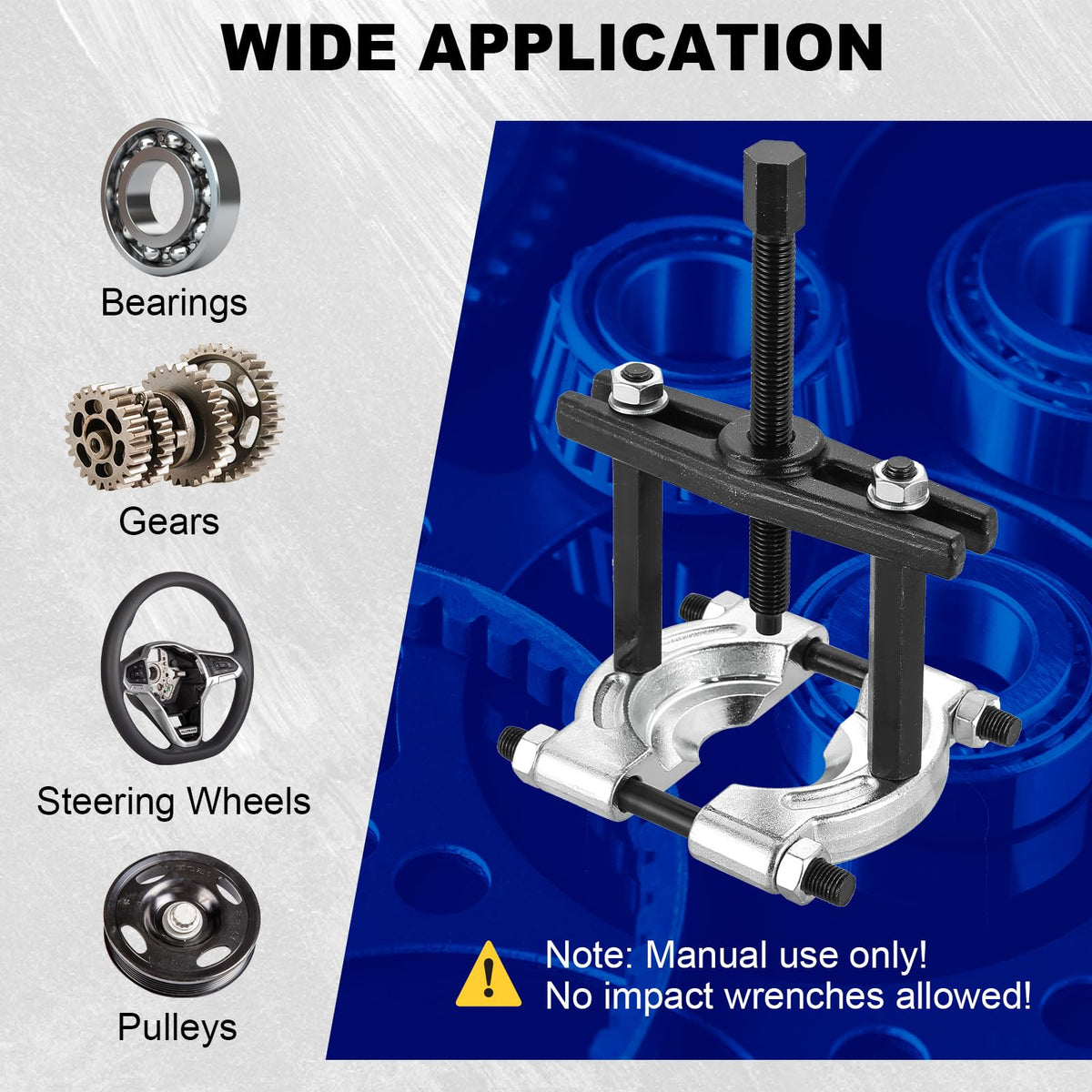 DASBET next to a wrench showing tool scale and workshop-ready convenience