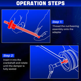 DASBET installer tool engaged on an engine demonstrating protected installation