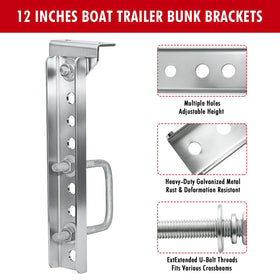 Dasmiro extended U-bolt threading close-up ensuring wide beam compatibility