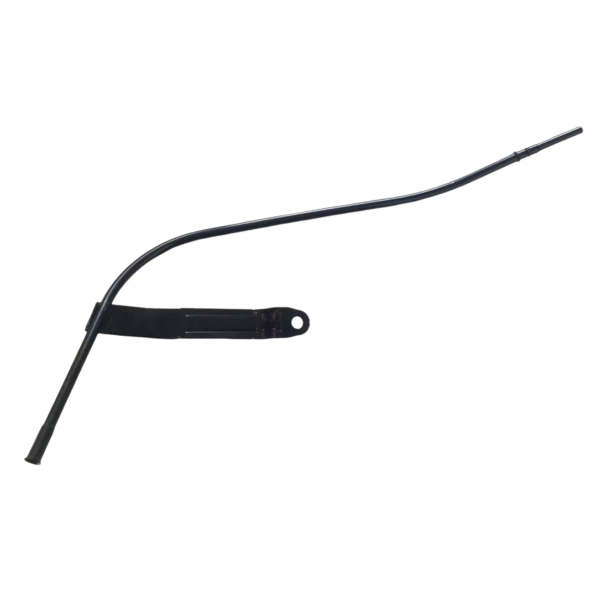 DASPARTS dipstick tube installed in engine bay showing correct routing and cleaner oil checks