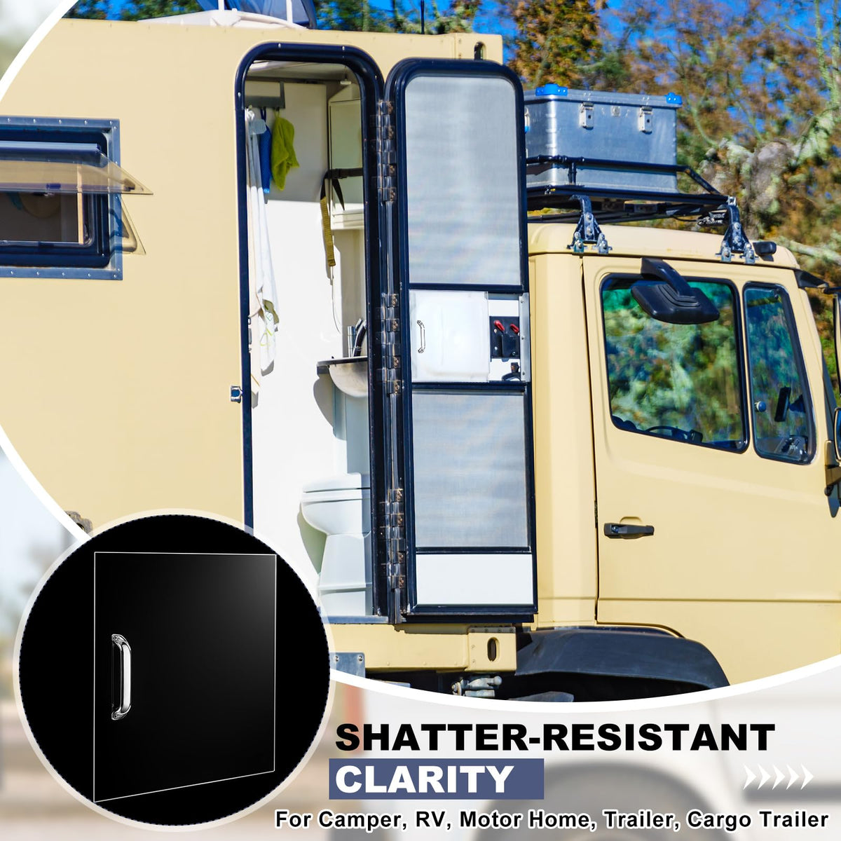 Datanly acrylic surface detail showing clarity and scratch-resistant benefit
