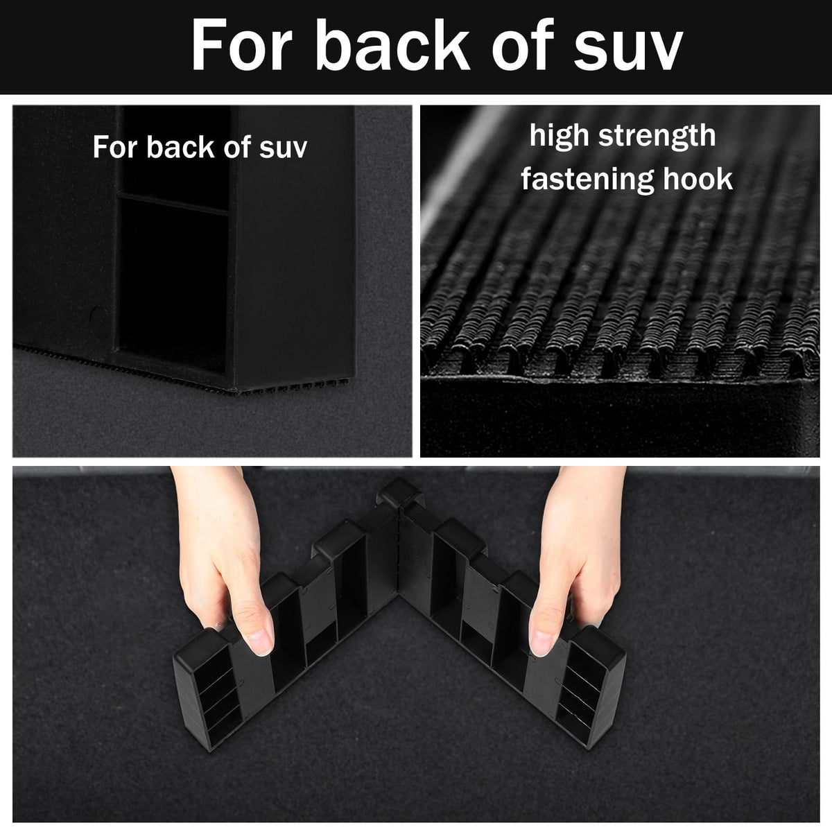 Datanly side profile of a single organizer block demonstrating low-profile, durable construction