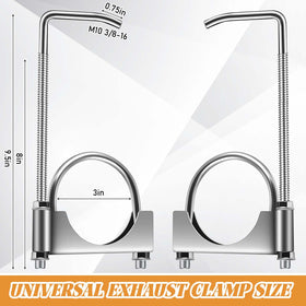 Datanly close-up galvanized clamp finish resisting rust for durability