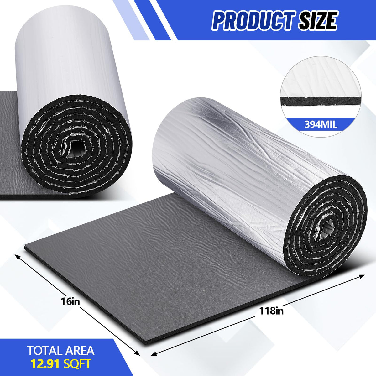 Datanly close-up of closed-cell foam core showing sound absorption benefit