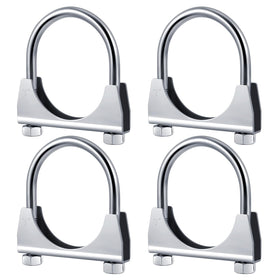 Datanly front packaging showing four 3-inch exhaust clamps and benefits