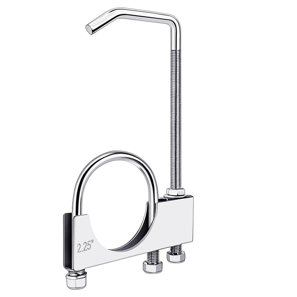 Datanly clamp front view showing hardware and hanger, durable repair solution