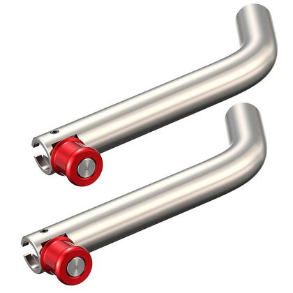 Datanly front packaging red showing two hitch pins and benefit of ready pair