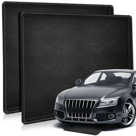 Datanly front view drip pan showing full coverage and floor protection