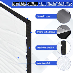 Datanly installed on car door panel reducing road noise and rattles