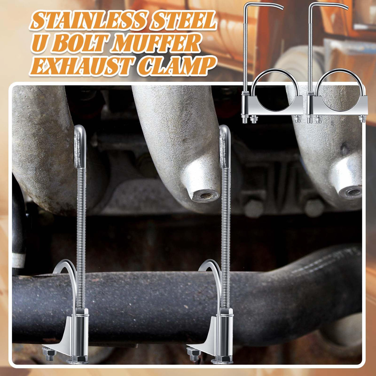 Datanly installed under vehicle showing stable muffler support benefit