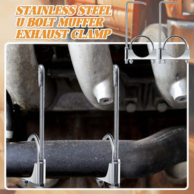 Datanly installed under vehicle showing stable muffler support benefit