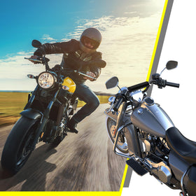 Datanly handlebars mounted on dirt bike demonstrating fit and upgraded handling