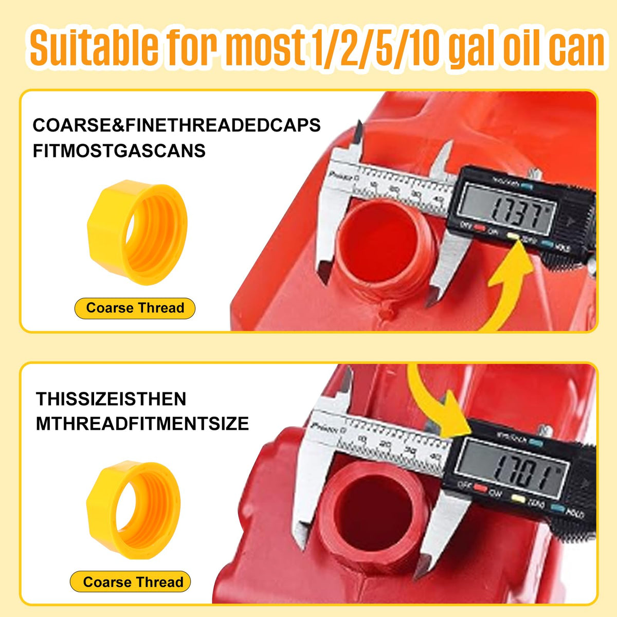Datanly two vent cap styles side-by-side for correct venting fit