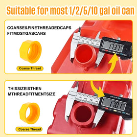Datanly two vent cap styles side-by-side for correct venting fit